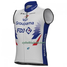 Cykelvest 2022 Groupama FDJ Hvid Blå